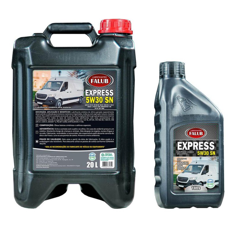 FALUB EXPRESS SAE 5W30 / 5W40 API – SN 100% SINTÉTICO FALUB EXPRESS SAE 5W30 / 5W40 API – SN 100% SINTÉTICO