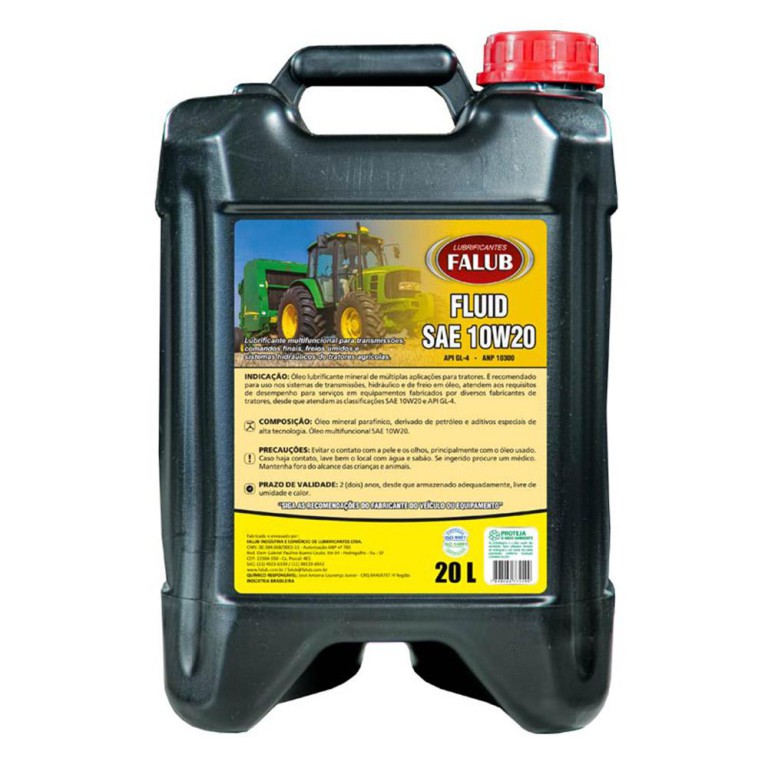 FALUB FLUID 10W20 SAE 10W20 - API GL - 4 FALUB FLUID 10W20 SAE 10W20 - API GL - 4