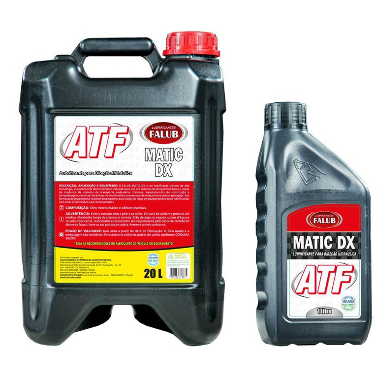 FALUB MATIC DX ATF – Tipo-A / Sufixo-A DEXRON II FALUB MATIC DX ATF – Tipo-A / Sufixo-A DEXRON II
