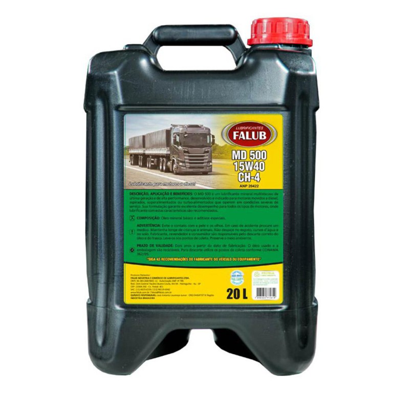 FALUB MD 500 SAE 15W40 – API – CH-4 FALUB MD 500 SAE 15W40 – API – CH-4