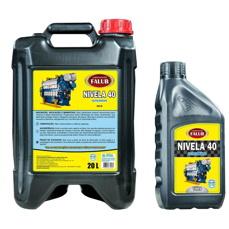 FALUB NIVELA ESTACIONÁRIO SAE 40 FALUB NIVELA ESTACIONÁRIO SAE 40