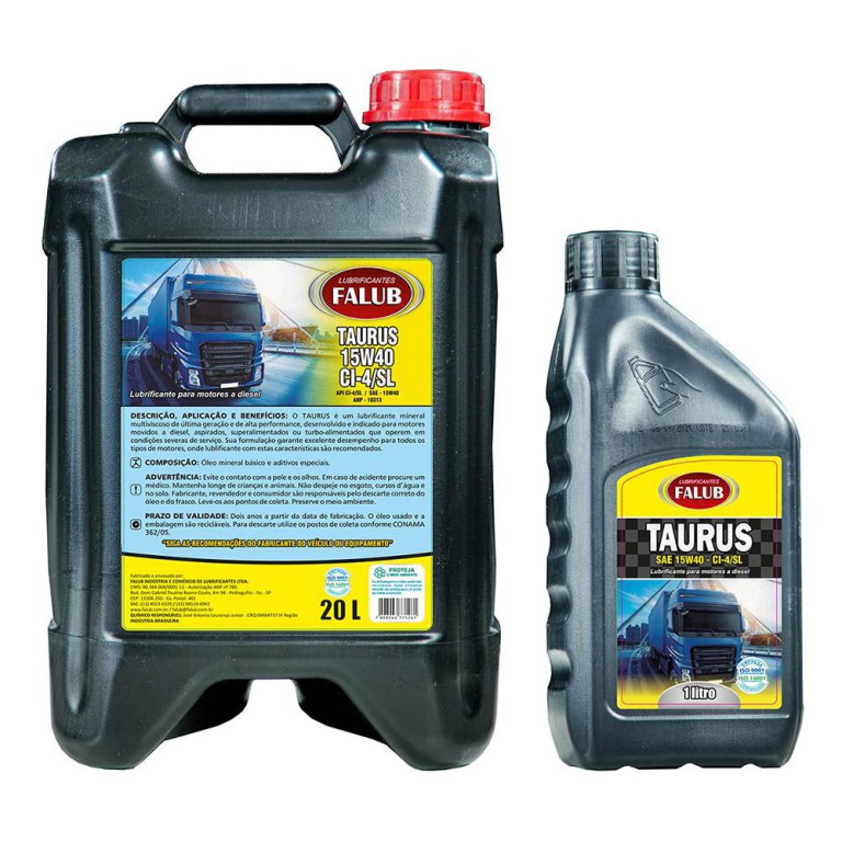 FALUB TAURUS SAE 15W40 – API – CI- 4/ SL FALUB TAURUS SAE 15W40 – API – CI- 4/ SL